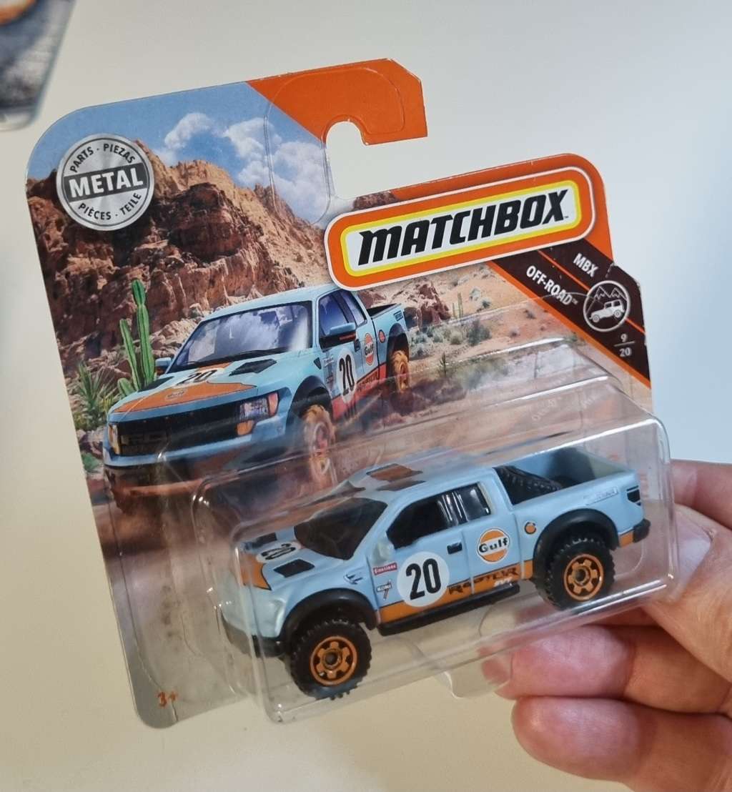 Matchbox 10 Ford F-150 SVT Raptor Gulf