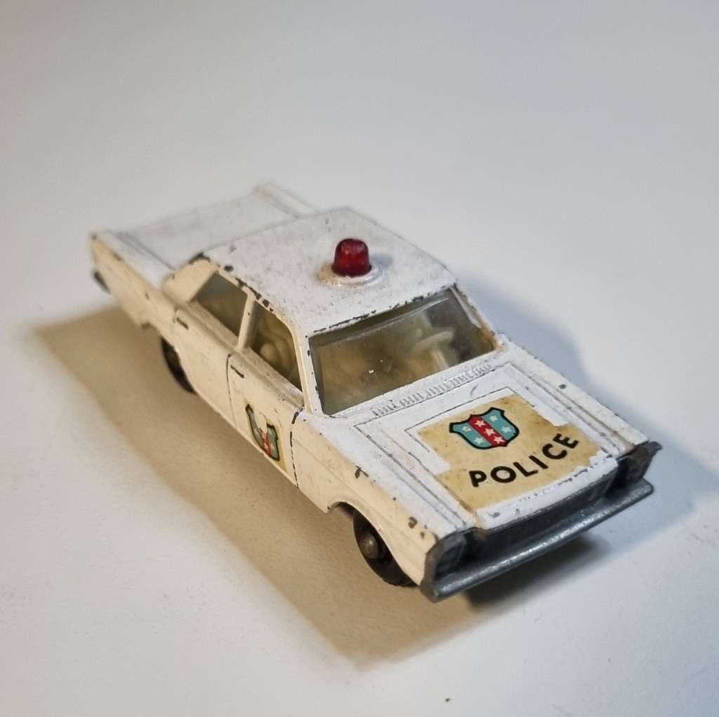 Matchbox Lesney 55C FORD GALAXIE POLICE CAR