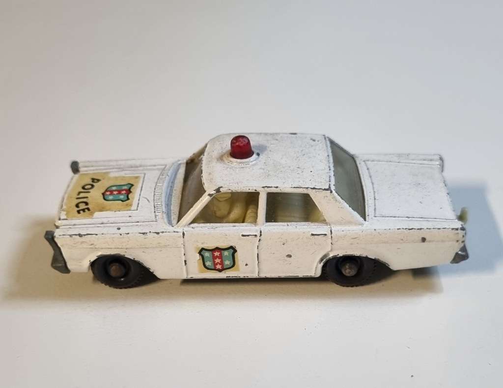 Matchbox Lesney 55C FORD GALAXIE POLICE CAR