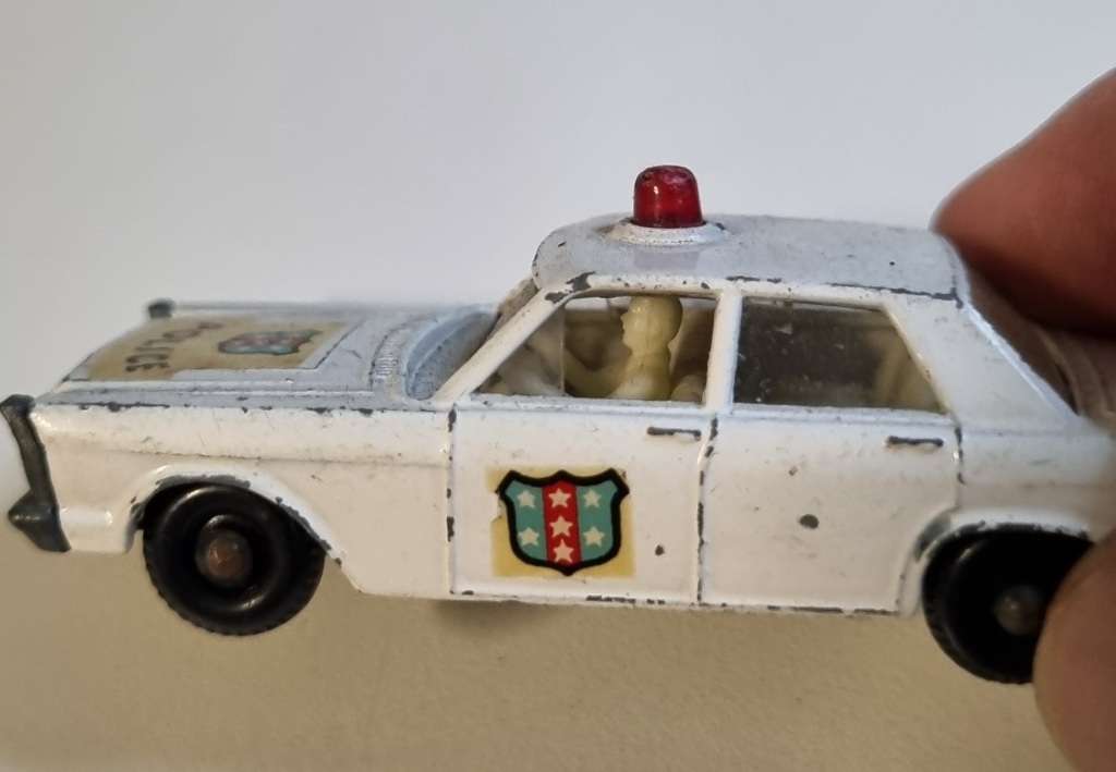 Matchbox Lesney 55C FORD GALAXIE POLICE CAR