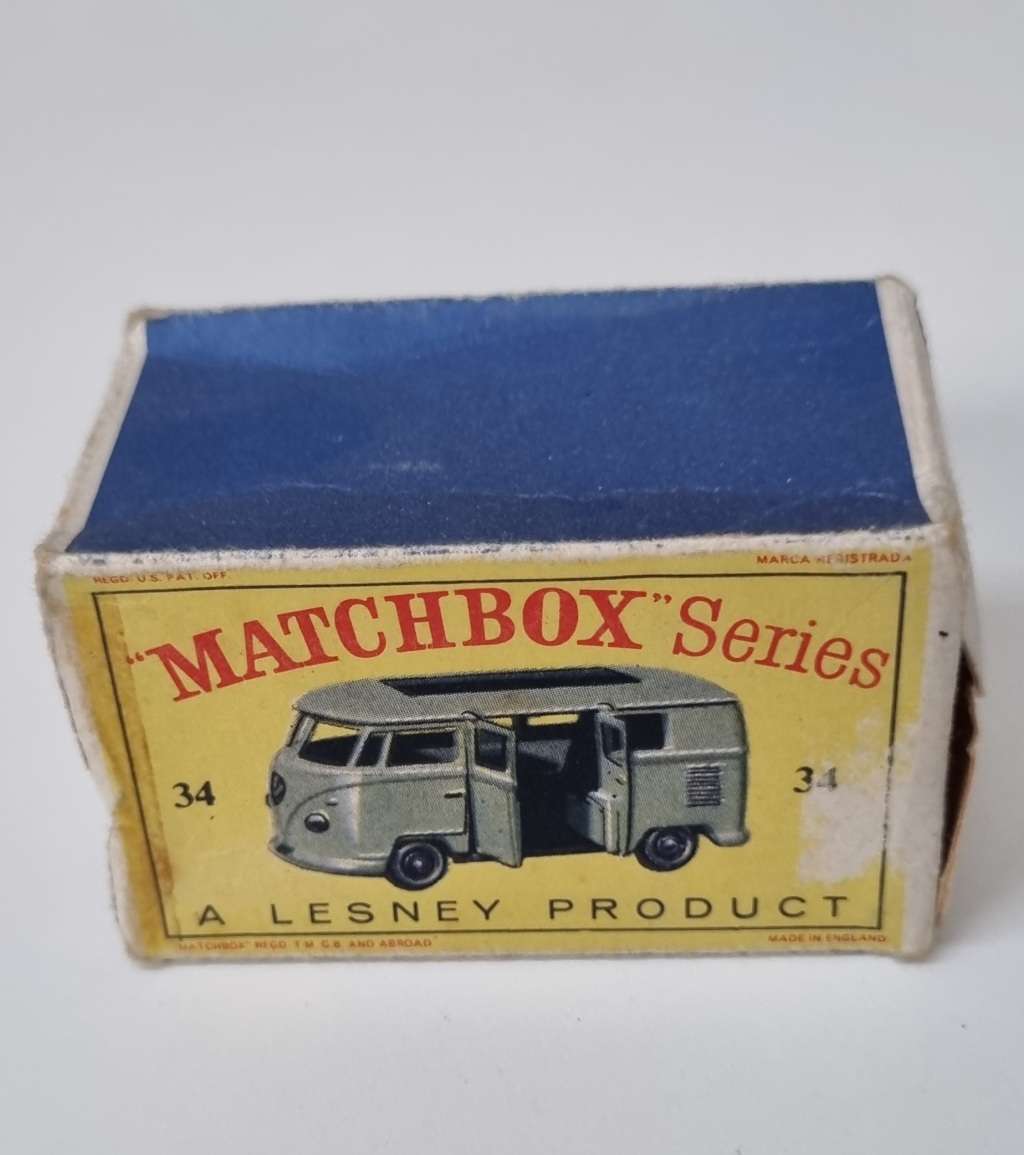 Matchbox Lesney 34B VW Caravanette
