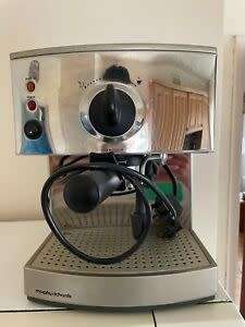 Morphy Richards 47505 Roma Stainless Steel Pump Espresso Coffee Maker 15 bar pressure ca