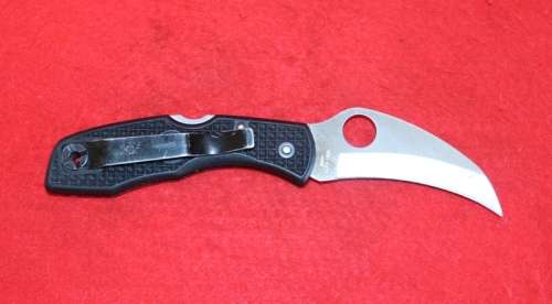 Spyderco Tasman Salt H1 black, plain edge