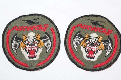 Airwolf Arm/Pocket Patches