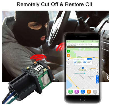 GPS Tracker with engine cut (Delivered fully setup)