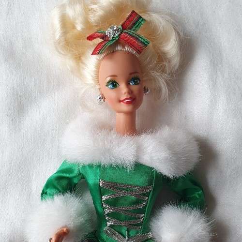 Vintage 1990s Winters Eve Christmas Barbie Doll (1994) - Like new condition