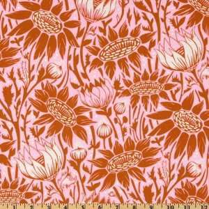 Anna Maria Horner LouLouThi Quilting Fabric (Coreopsis in pink) 0.5 yard - Rare OOP