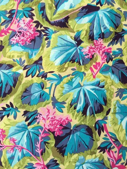 Philip Jacobs Quilting Fabric (PJ36 Varigated Ivy in taupe) 0.5 yard - Rare OOP