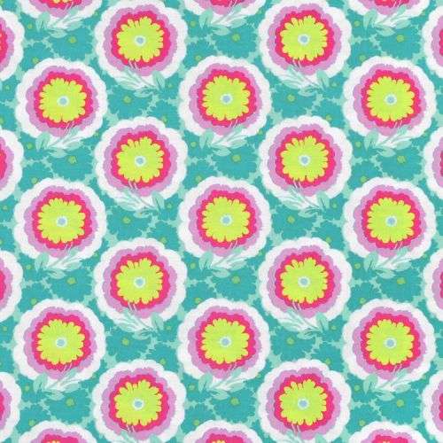 Amy Butler Soul Blossoms Quilting Fabric (Buttercups in pink) 0.5 yard - Rare OOP