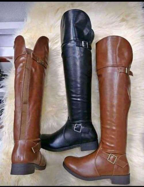 Long Black Winter Boots
