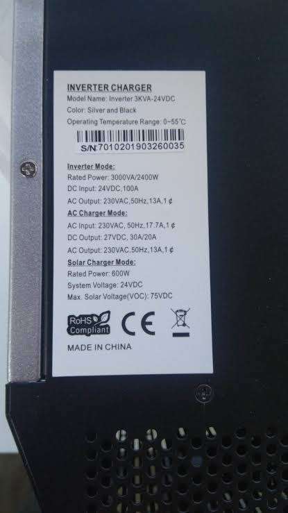 24v 3kva hybrid inverter