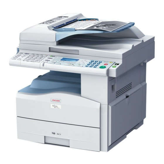 Ricoh Aficio MP201 copier