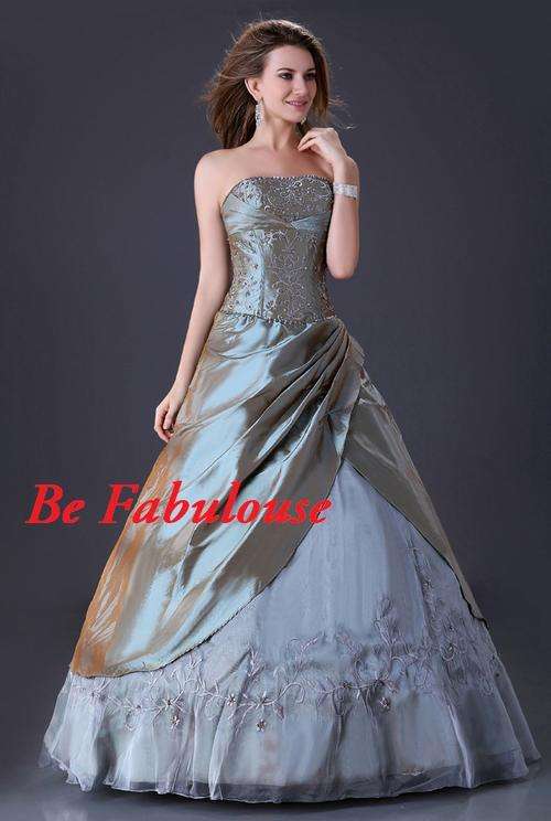 Silber Grey off shoulder lace up back Wedding Matric Ball party dress SEXY !!!