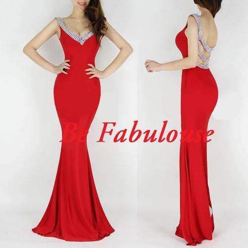 6 Colors Red Black Purple Blue Pink Green bodycone evening stretch cocktale dress !!!