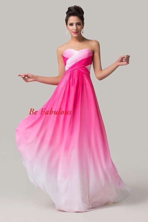 NEW INN Stunning PINK & WHITE GREEN BLUE ombre off shoulder lace up back cocktale dress !!!