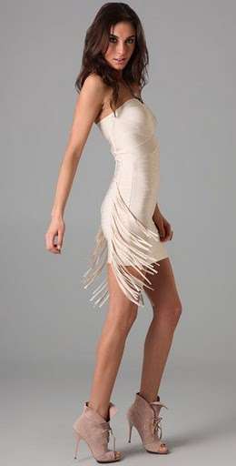 White cream bondage evening formal cocktail party dress size XS S M L !!!