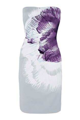 NEW COLLECTION tub pencil floral white purple cocktail party dress  size S M L FREE SHIPPING!!!!