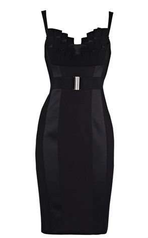 black pencil cocktail evening party dress S M L!!