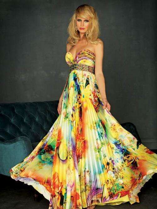 READY MADE USA 4 6 8 10 12 14 Yellow printing Matric farewell off shoulder dress!!!
