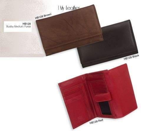 Busby leather purse - medium