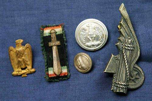 WW 2 Italian Fascist Memrobilia