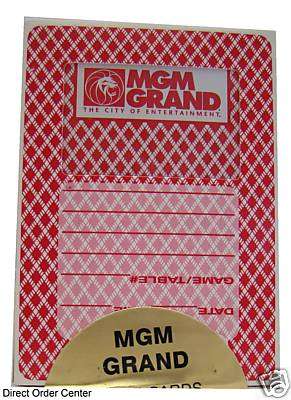 Playing Cards (poker), MGM Grand Las Vegas