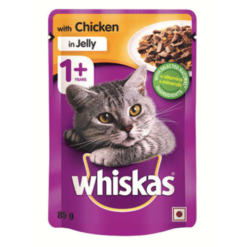 Whiskas Adult Pouch Multipack - Chicken in Jelly (12 x 85g)
