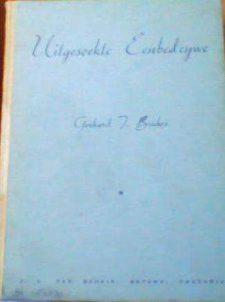 Uitgesoekte Eenbedrywe - Gerhard Beukes *HARDCOVER*