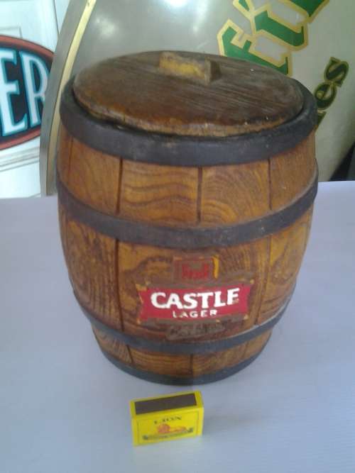 castle lager barrel look icebox