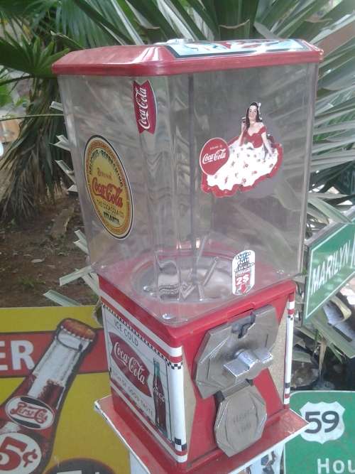 coke gumball machine
