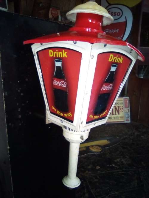 coca cola wall light