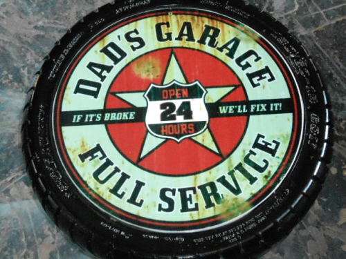 dads garage full service tyre light