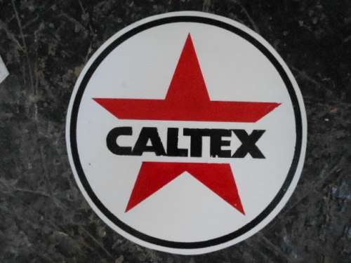 CALTEX METAL SIGN
