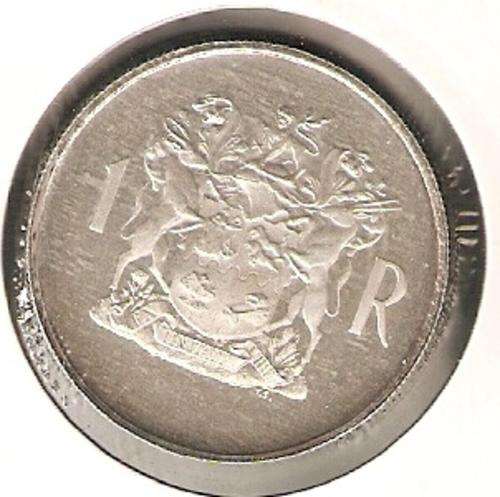 1969 AFRIKAANS EBEN DONGES SILVER R1 - PROOF COND
