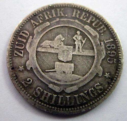 ONE OF THE RAREST SA COINS TO SOURCE - THE 1895 2 SHILLING