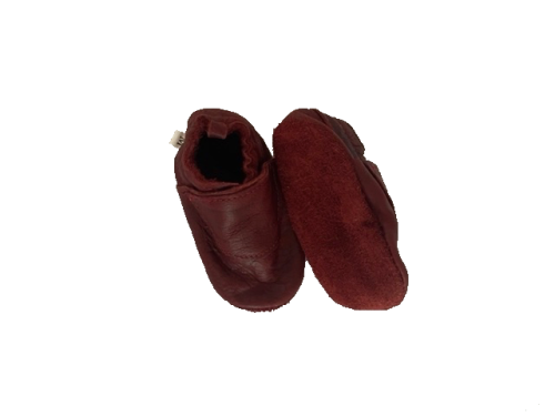 Dark Red Leather Shoes