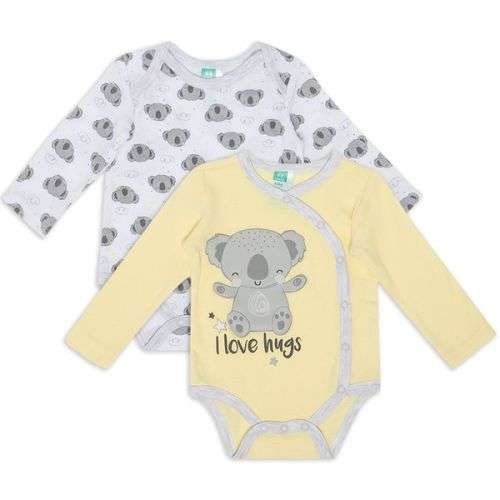 Set of L/S Bodysuits with Hat & Mitten Set