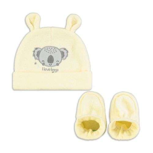 Set of L/S Bodysuits with Hat & Mitten Set