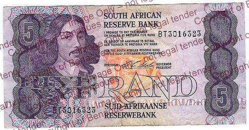 South Africa / Suid Africa CL Stals Five Rand  "BT3016323"