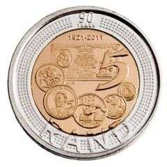 UNCIRCULATED, ENCAPSULED SARB 90TH BIRTHDAY COIN