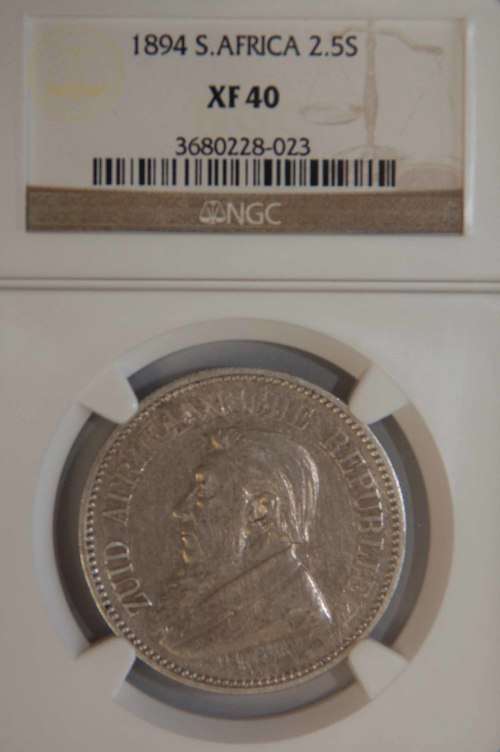 1894 ZAR 2.5 Shillings