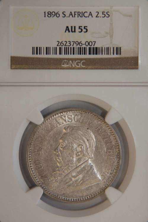 1896 ZAR 2.5 Shillings