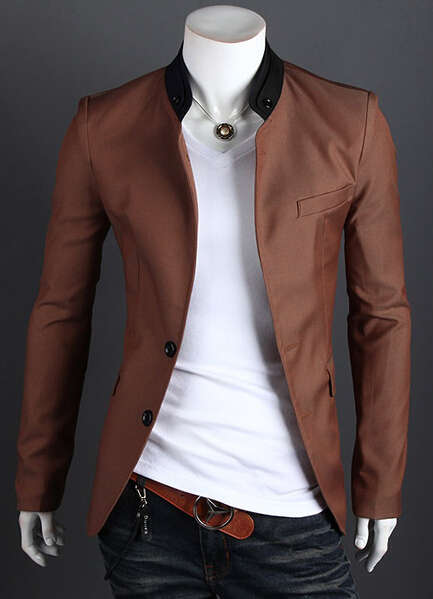 Men's Stylish Brown Coat