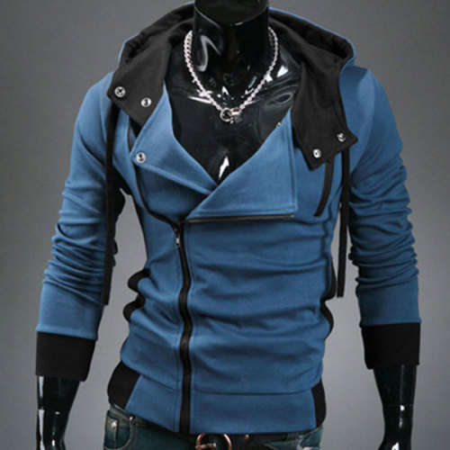 Men's Sexy Blue Coat