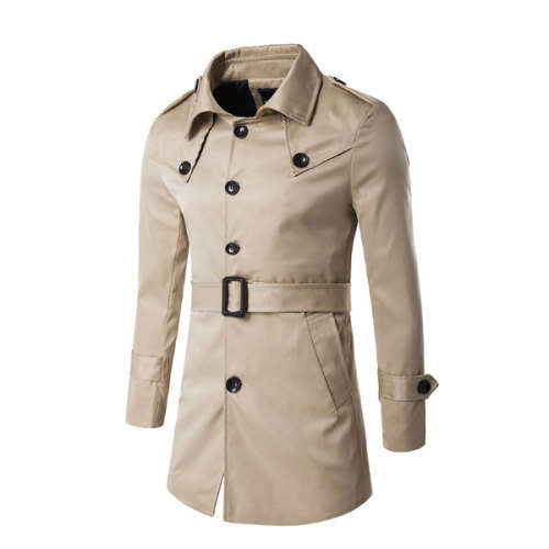 Men's Trendy Khaki Coat