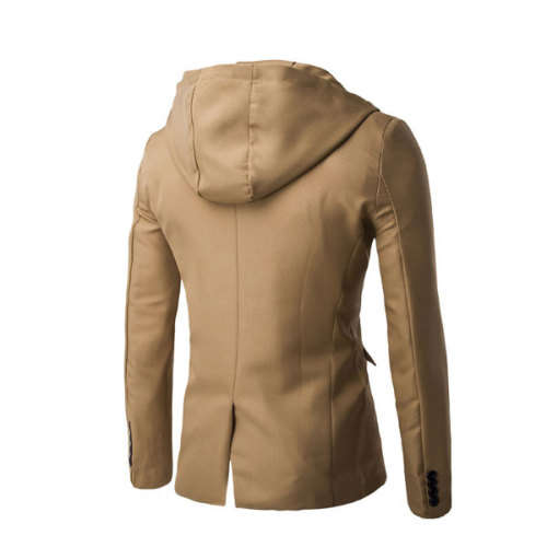 Men's Blazer-Khaki