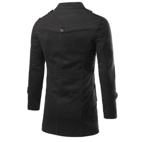 Men's Casual Dark Grey Coat