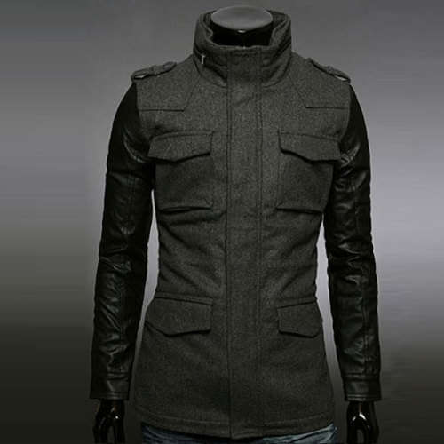 Men's Sexy Grey Coat