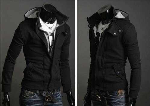 Men's Black Men Coat