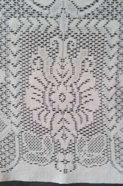 Lovely Vintage Cream Lace Tablecloth